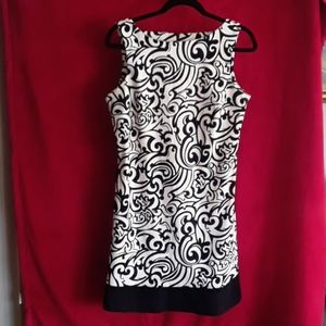 ALYX Dress - Black and White Pattern - Size 10